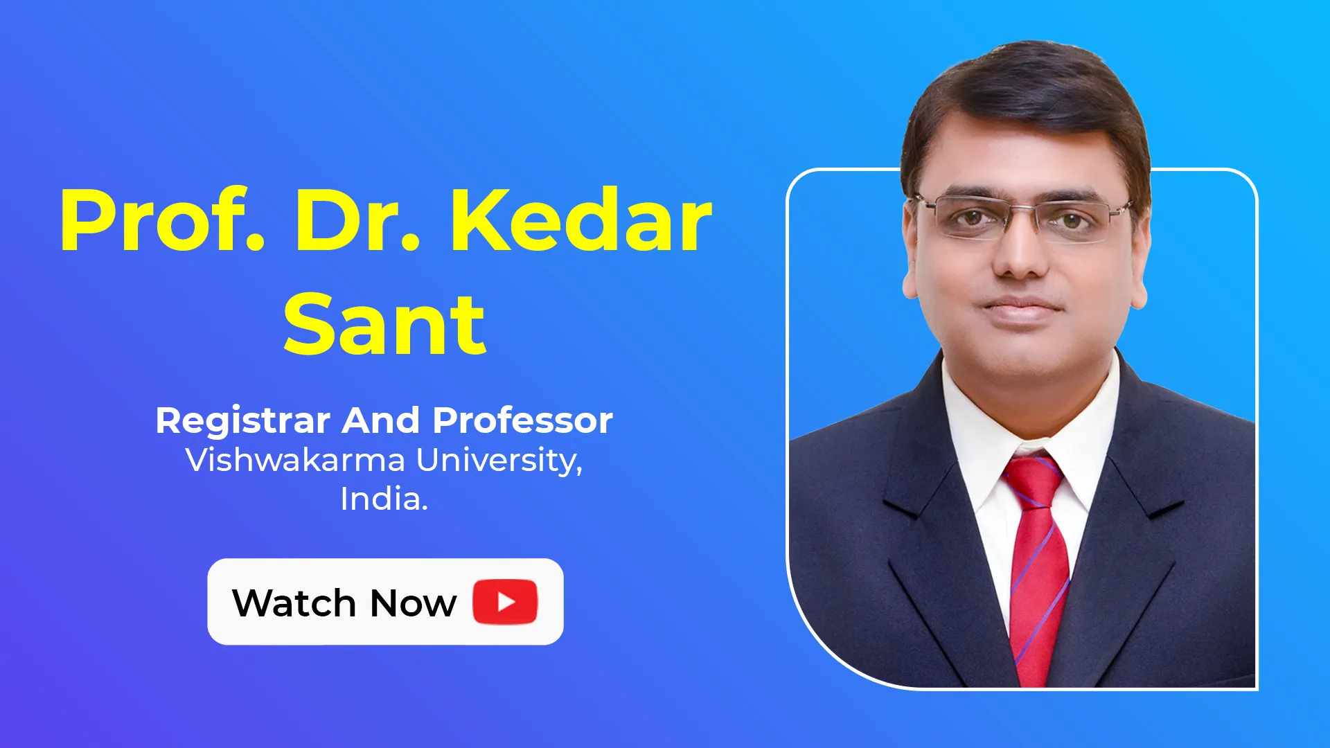 LEAP 2025 Nominee - Prof. Dr. Kedar Sant